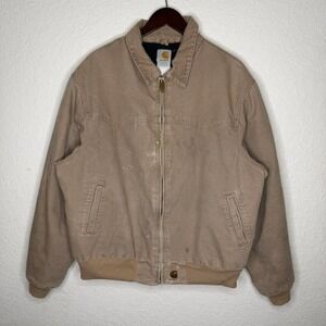 Vintage Tan Brown & distressed Sante Fe Carhartt Jacket
